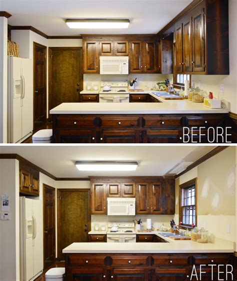 Some builders will use nails to attach lower cabinets. Removing Some Kitchen Cabinets & Rehanging One | Young House Love