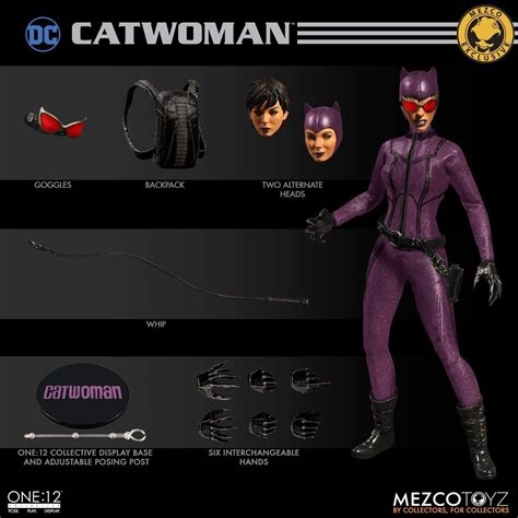 Mezco One12 Collective Catwoman Purple Suit Variant Exclusive Toys