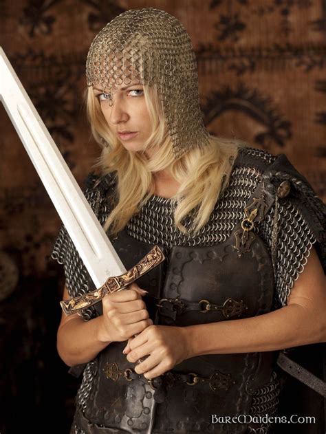 Blonde Warrior Warrior Woman Fashion Women