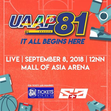 Manila Shopper Uaap Season 81 Opening At Sm Moa Arena Sept 2018