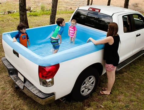 Pickup Pools A Truck Bed Swimming Pool Gadget Flow