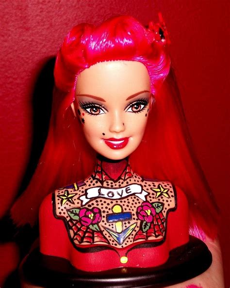 38 barbies with tattoos ranked in order of popularity and relevancy. Tattoo Barbies by Susie Humphrey