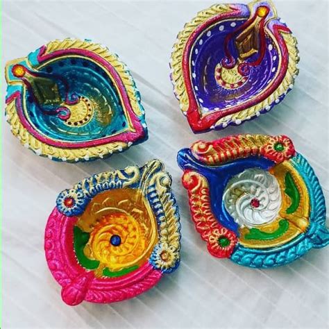Pin By Priyanka On Diya In 2022 Diwali Diya Decoration Diwali Diy