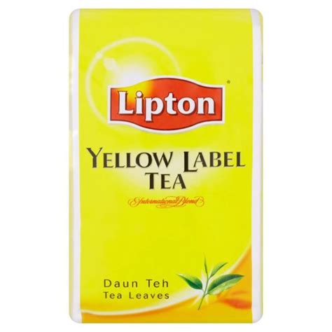 Ls 400g Lipton Tea Leaves Yellow Label Tea Teh Serbuk Lipton Lazada