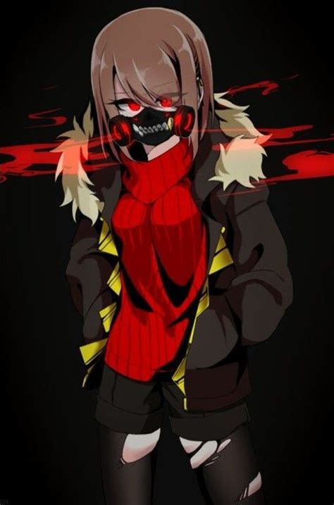 An Anime Character Wearing Red And Black Clothes