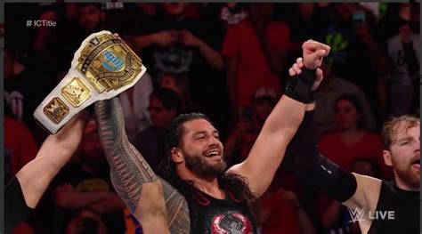 Roman Reigns Wins The Intercontinental Championship On Wwe Raw
