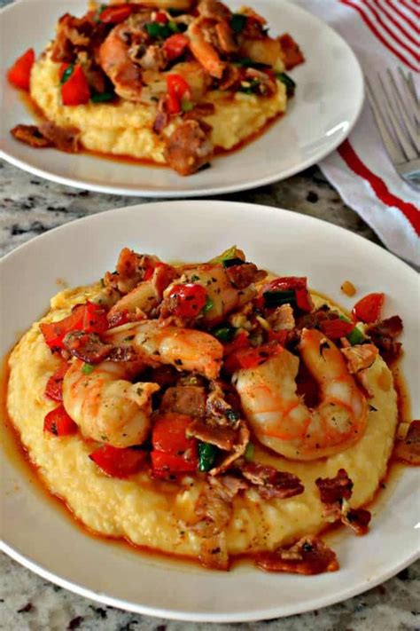 shrimp and grits recipe easy shrimp and grits food shrimp and cheesy grits