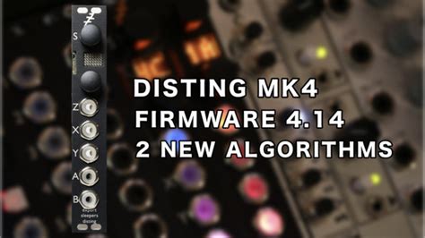 Disting Mk4 V414 Adds New Pulsar Vco Switch Algorithm And More