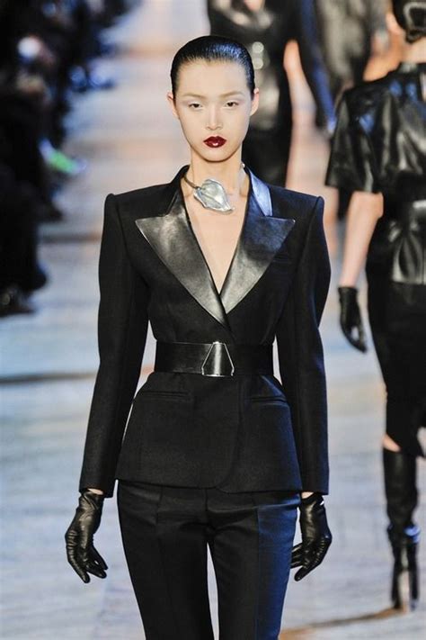 Yves Saint Laurent Fall Winter 2012 Fashion Paris Model Ysl