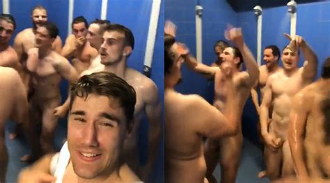 Soccer Team Celebrating Naked In Showers My Own Private Locker Room
