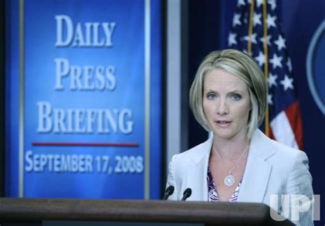 Photo White House Press Secretary Dana Perino Delivers Daily Briefing