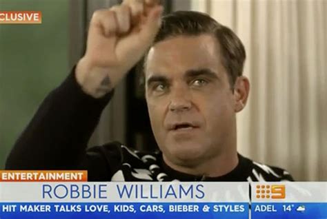 Robbie Williams Admits Hes Replaced ‘sex With Strangers For Cake ‘its Interesting