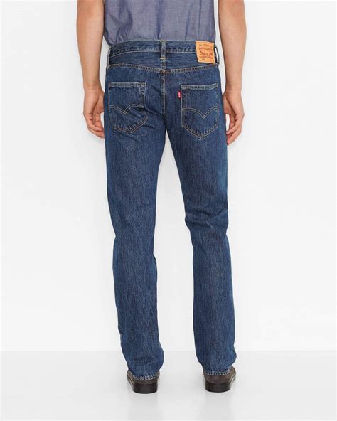 Levis 501 Original Regular Fit Mens Jeans Stonewash Blue Jean Store