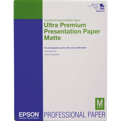 Epson Ultra Premium Presentation Paper Matte S041914 Bandh Photo