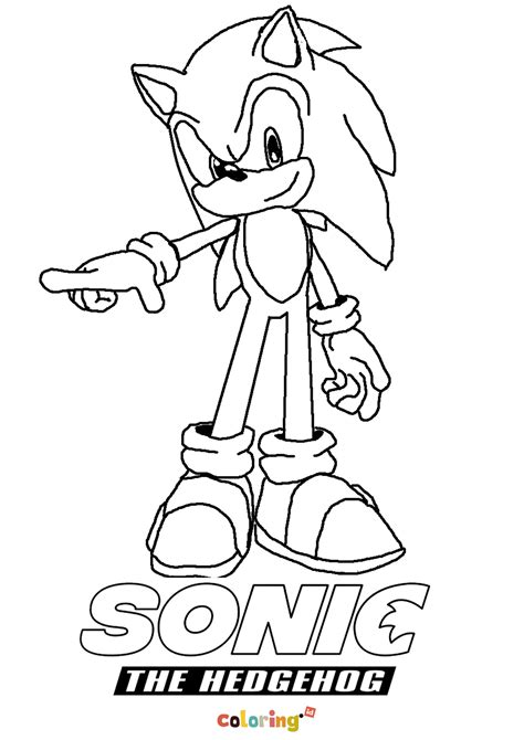 Shadow Sonic Coloring Pages - Coloring Home