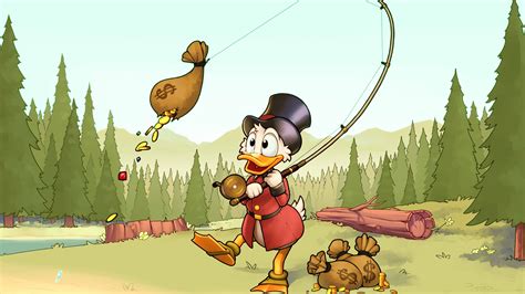 Donald Duck Fishing Money Disney Cartoon 1242x2688 Iphone Xs Max