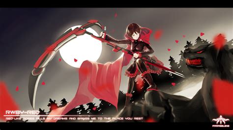 1128454 Anime Rwby Scythe Ruby Rose Character Screenshot Computer