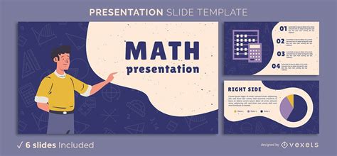Math Presentation Template Vector Download