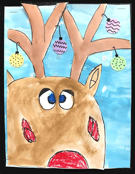 Christmas Art For Kids Grade Onederful