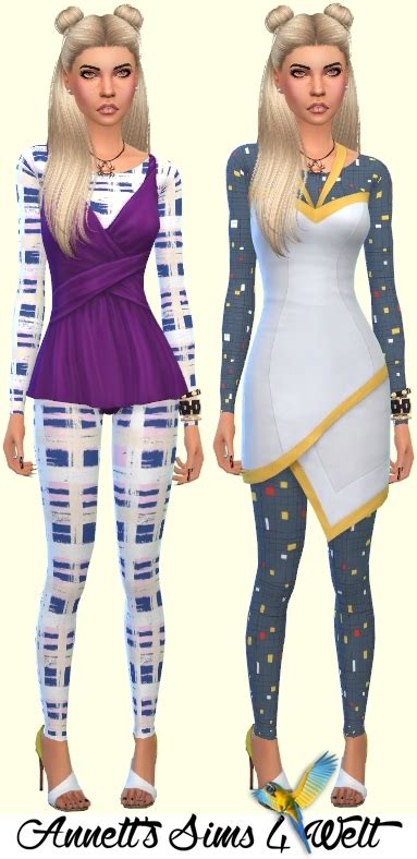 Annetts Sims 4 Welt Accessory Catsuits