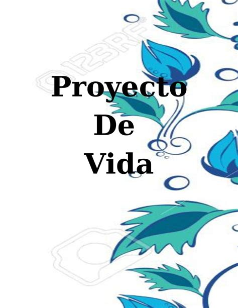 Calaméo Proyecto De Vida