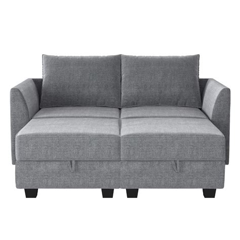 Honbay Convertible Sectional Sofa With Chaise Modern L Shape Couch With Ottoman Modular Sofa