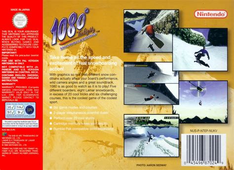 1080º Teneighty Snowboarding Details Launchbox Games Database