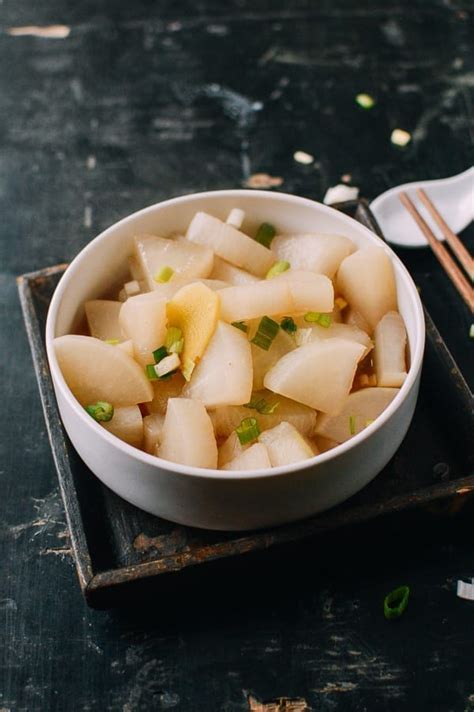Daikon Radish Recipes Korean Spicy Daikon Radish Salad Pickled Plum Easy Asian