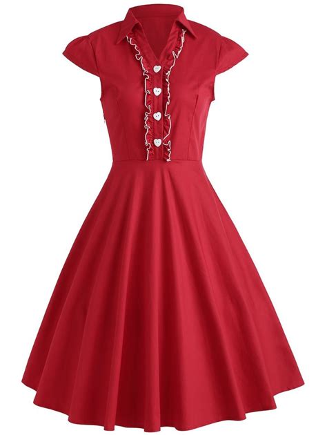 Rosegal Fashion Vintage Dresses Plus Size Outfits