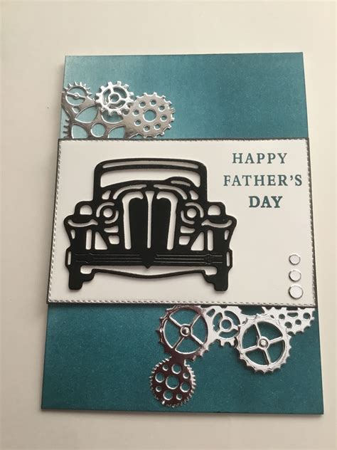 Classic Car Happy Fathers Day Travel Cards Happy Father