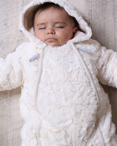Snuggly Warm Pram Suit For Winter Luxury Fur Baby Pram Suit Baby