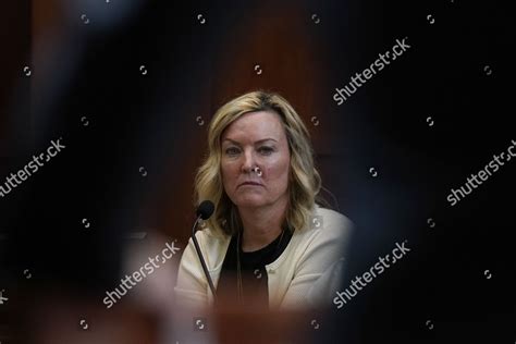 Clinical Forensic Psychologist Dawn Hughes Testifies Editorial Stock