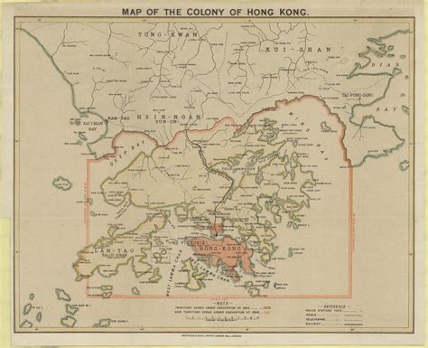 Map Of The Colony Of Hong Kong 1900 Fine Art Photo Photo Art Photo