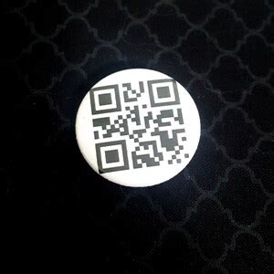 QR Code Send Nudes Button Pin 1 25 Etsy