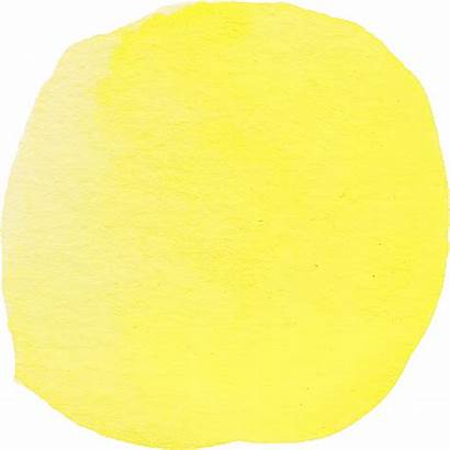 Circle Yellow Watercolor Transparent Vol Onlygfx Px