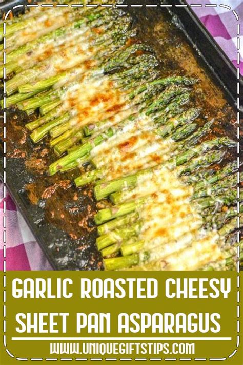 On sheet pan roasted salmon, squash, and asparagus. GARLIC ROASTED CHEESY SHEET PAN ASPARAGUS - Healthy Living ...
