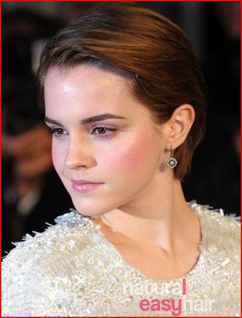 Best And Easy Natural Hairstyles Short Hair Styles Emma Watson Hair