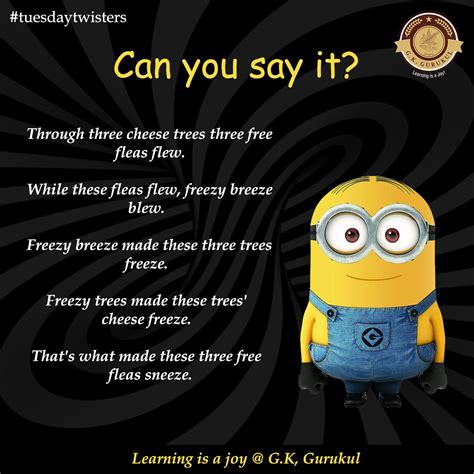 Gk Gurukul What Can You Say This Tongue Twister 😝