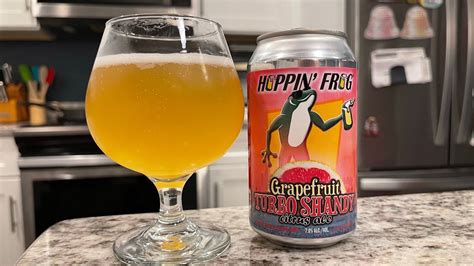Hoppin Frog Brewery Grapefruit Turbo Shandy Citrus Ale Beer