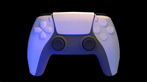 3d Model Ps5 Controller Vr Ar Low Poly Cgtrader