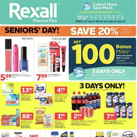 Rexall Weekly Flyer Weekly Week Long Savings Jun 2 8