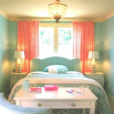 Maybe you would like to learn more about one of these? Aqua and Coral bedroom | peach turquoise bedroom ...