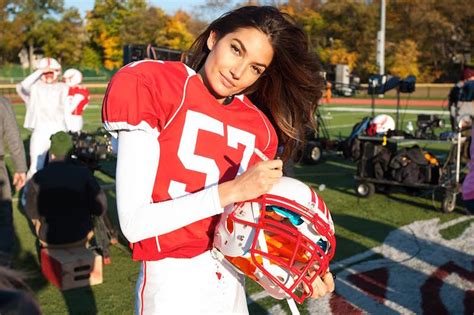 Game On Victoria’s Secret Angels Play Football Nawo