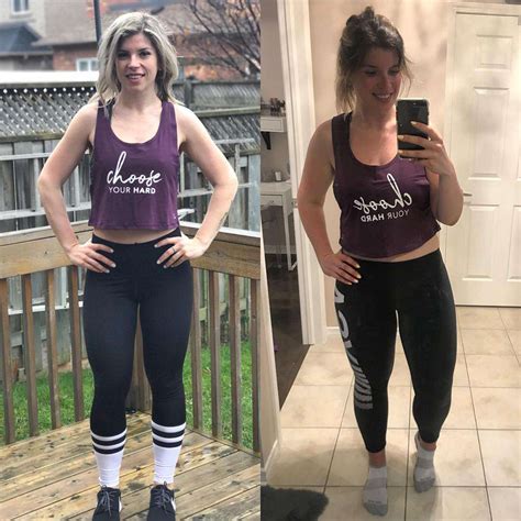 This Woman Posted Backwards Transformation Photos In The Same Outfit