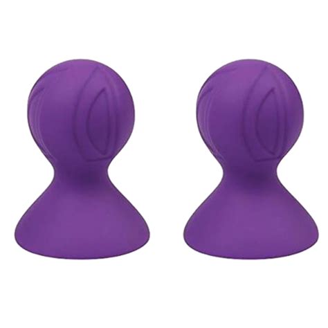 1 Pair Silicone Nipple Sucker Pump Breast Massager Enhancer Suction Nipple Pumpsbreast Sex Toy