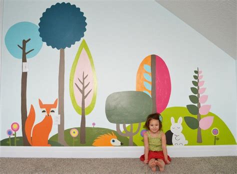 Woodland Wall Mural Kids Room Wall Murals Kids Wall Murals Kids