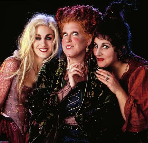 Bette Midler Sarah Jessica Parker And Kathy Najimy In Hocus Pocus 1993 Photograph By Album