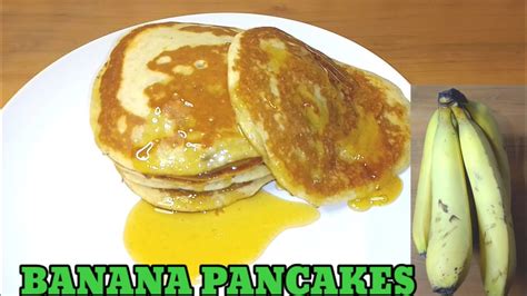 How To Make Delicious Banana Pancakes Very Simple Youtube