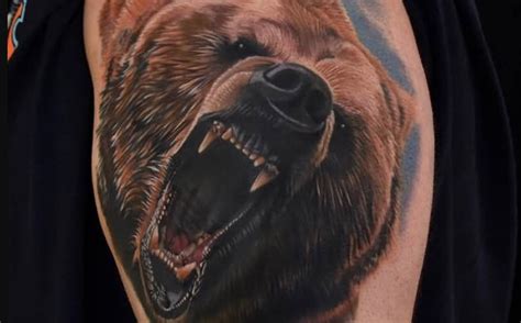 Top 12 Realistic Bear Face Tattoo Ideas Petpress