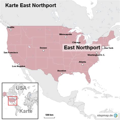 Stepmap Karte East Northport Landkarte Für Usa